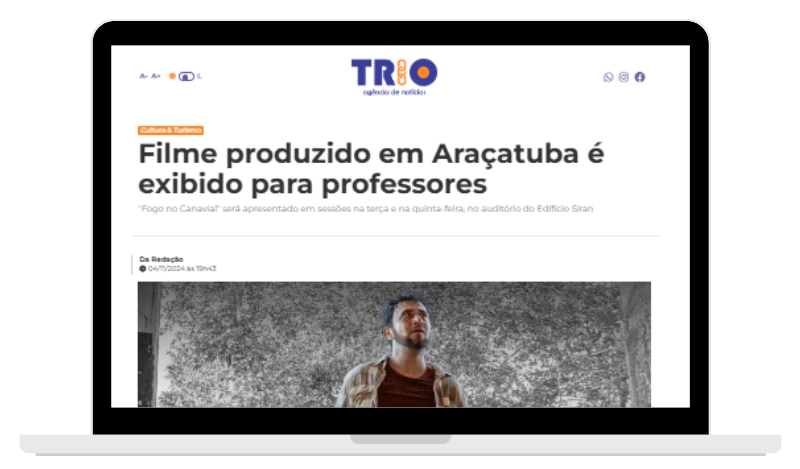 FILME PRODUZIDO EM ARAÇATUBA E EXIBIDO PARA PROFESSORES